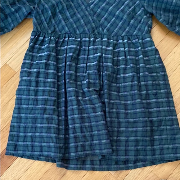 NWT Madewell Marianna Plaid Long Sleeve Dress - Picture 4 of 5